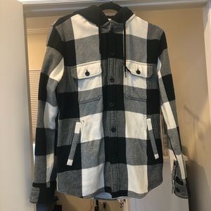 Express button up hoodie